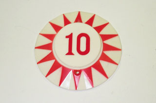 Bumper Cap Red Sunburst 10 Points When Lit