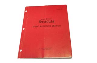 Dracula - WPC Schematic Manual - Used