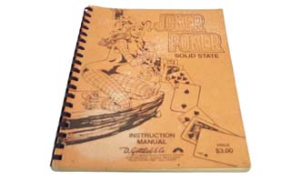 Joker Poker Manual - Used