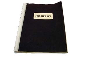 Howzat Manual - Used