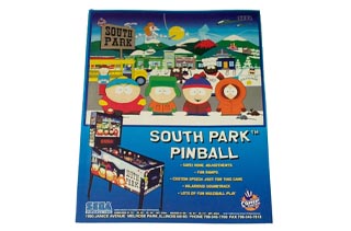 Flyer for South Park Pinball