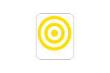 Target Decal-Bullseye-Yellow