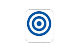 Target Decal-Bullseye -Blue