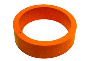 Wide Flipper Rubber-Orange