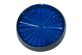 Playfield Insert: Circle 1.18" Starburst Blue