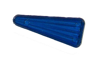 Playfield insert: arrow-tri 1.5" starburst blue