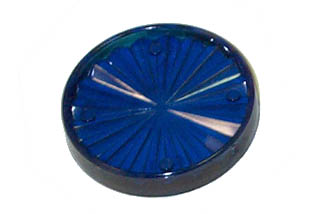 Playfield Insert: circle 1.5" starburst blue
