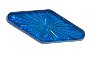 Playfield Insert: Diamond transparent blue