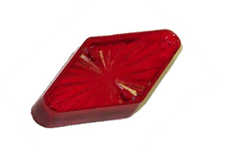 Playfield Insert: Diamond- transparent red