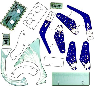 Whitewater Playfield Plastics Set