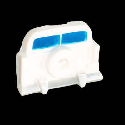 JUNK YARD- REAR WHITE CAR