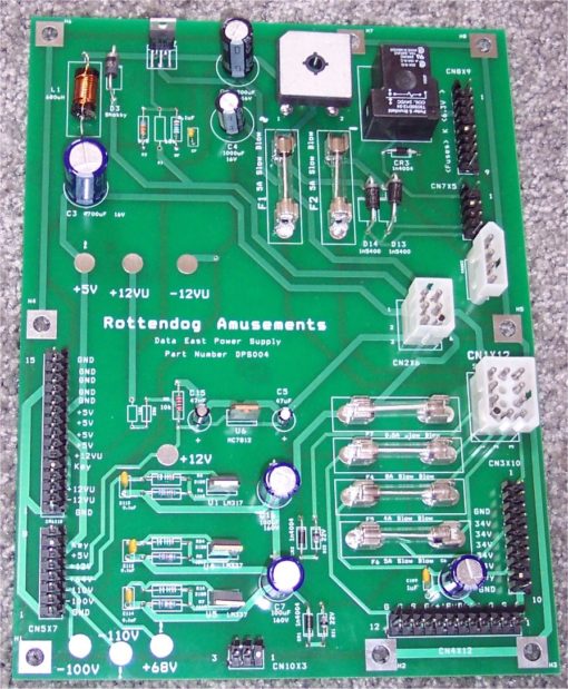 Data East Power Supply