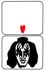Two-Piece Kiss Spinner Decal Set (Front and Back)